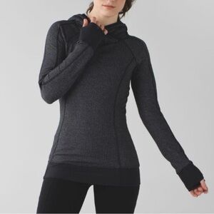 lululemon athletica Black Hoodie Sweatshirt
